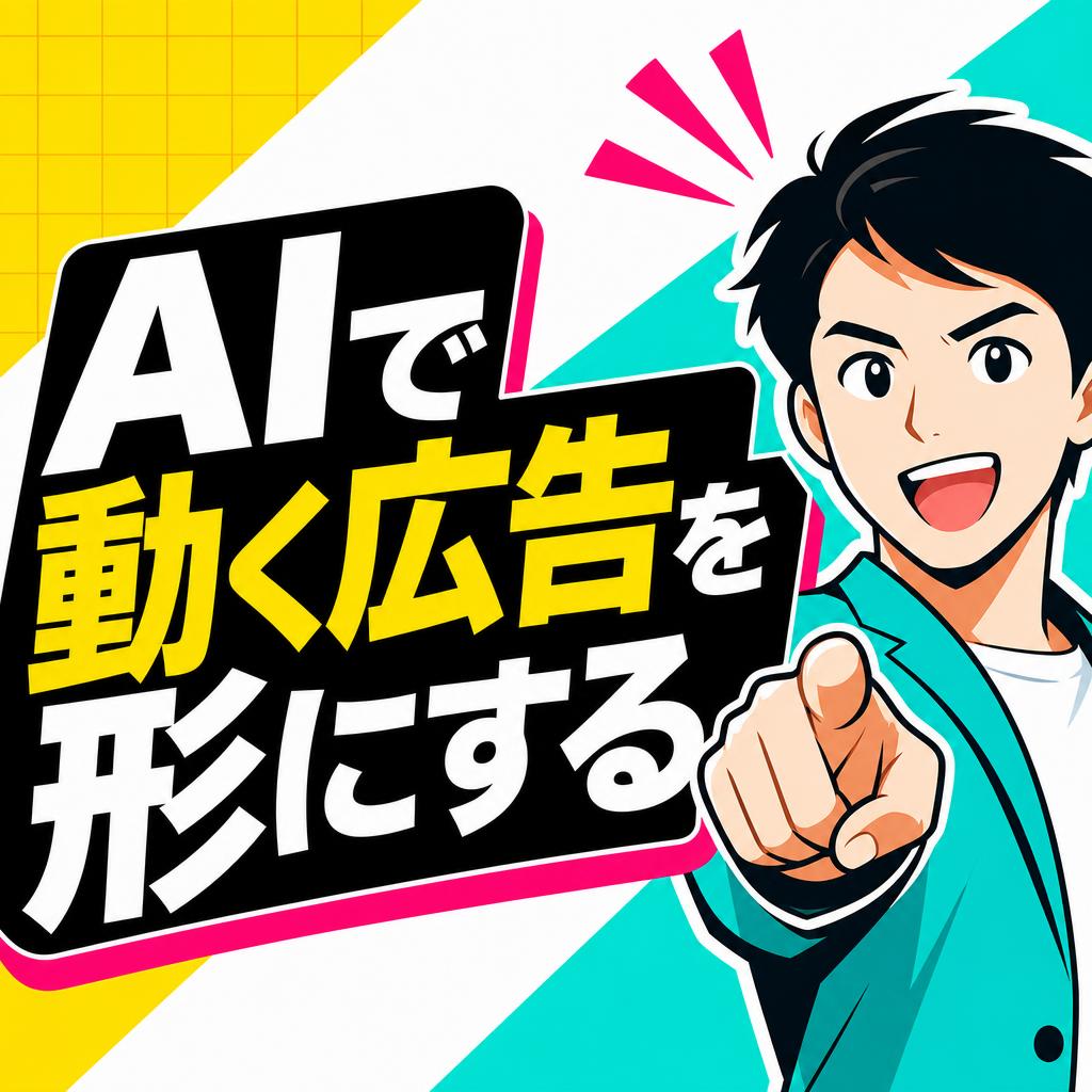 広告運用×AI伴走で動くカタチを出す進め方の内容を図解したサムネイル
